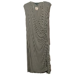 Ralph Lauren Women's Faux Wrap Career Dress Size 2X